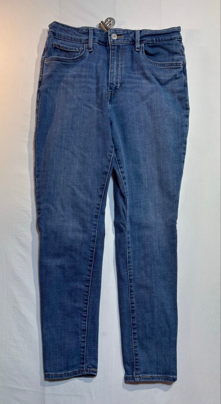 Levi’s 721 High Rise Skinny Jeans Women’s Size 30 Blue Stretch Denim